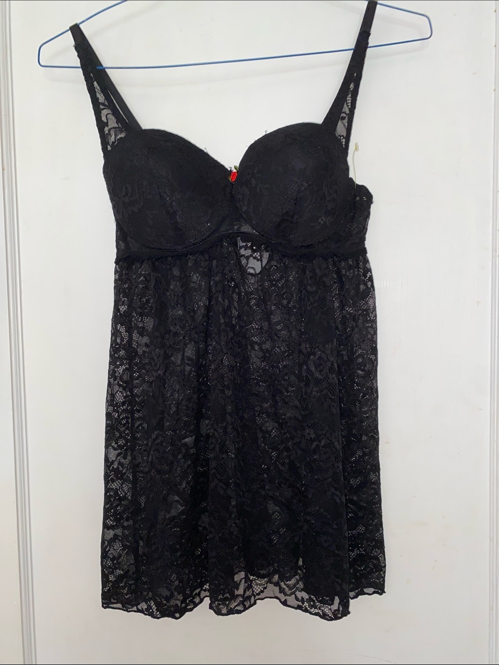 ! Just Sexy Lingerie black The Lacie Babydoll Lingerie Large